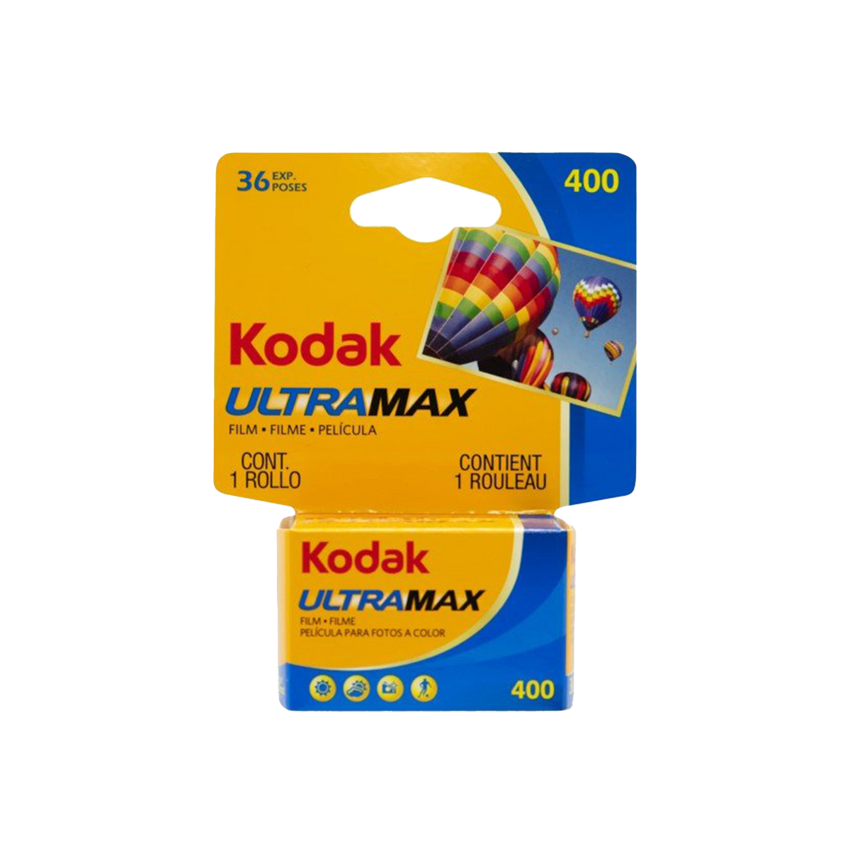Kodak Ultramax 400 film 24 exposures (canister only)